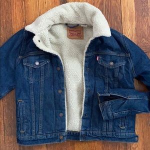 Levi fur lined jacket